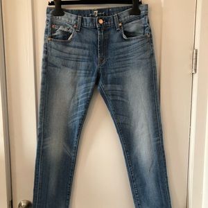 7 for all mankind relaxed skinny jeans. Size 27